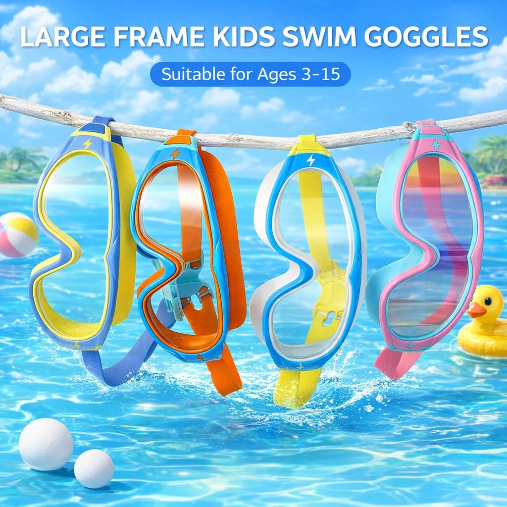 Kids Wide View Swim Goggles