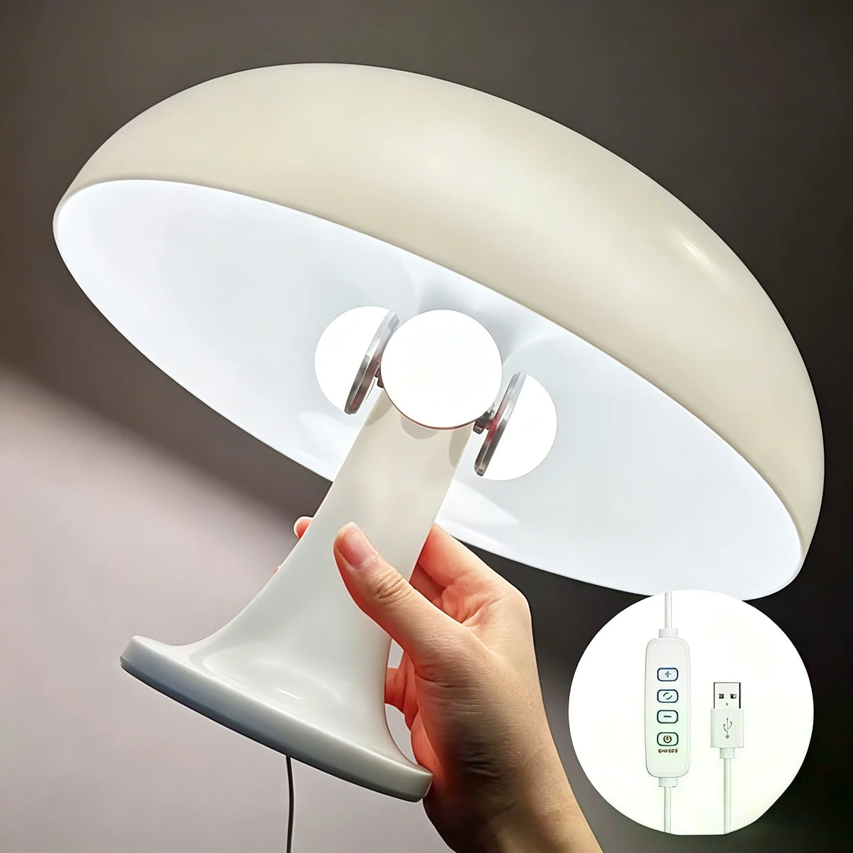 Mushroom LED Desk Lamp