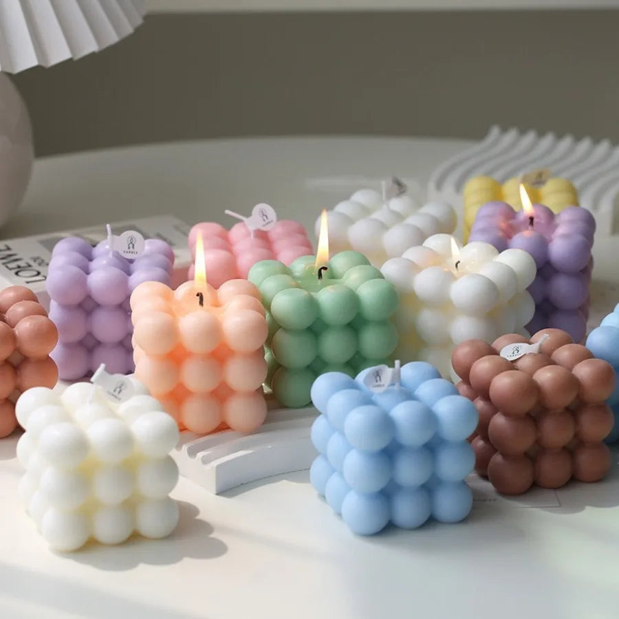 Bubble Cube Scented Candle
