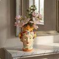 Ornate Sculptural Resin Vase
