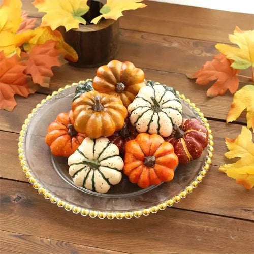 Artificial Harvest Pumpkin Decor