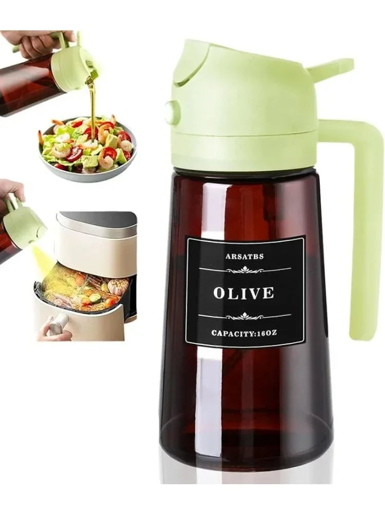 2-In-1 Glass Oil Sprayer Dispenser