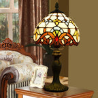 European Stained Glass Table Lamp