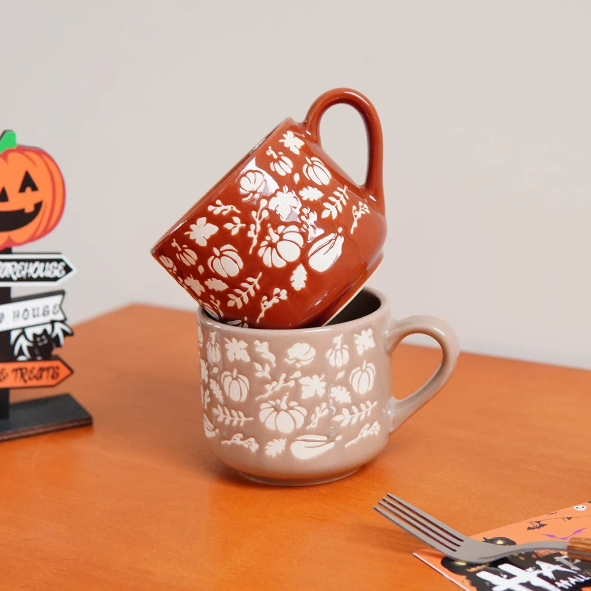 Frosted Pumpkin Coffee Mug