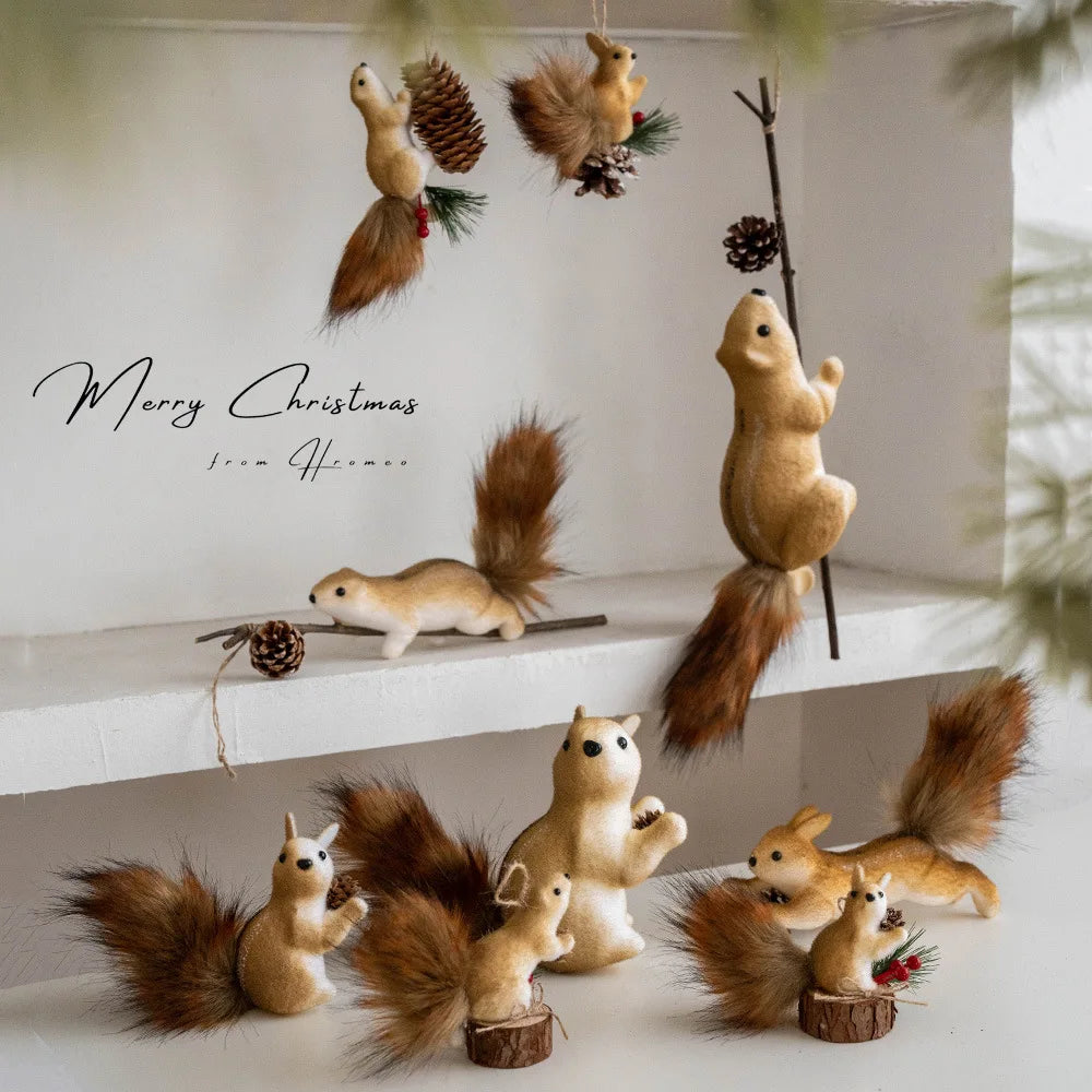 Christmas Squirrel Tree Ornament