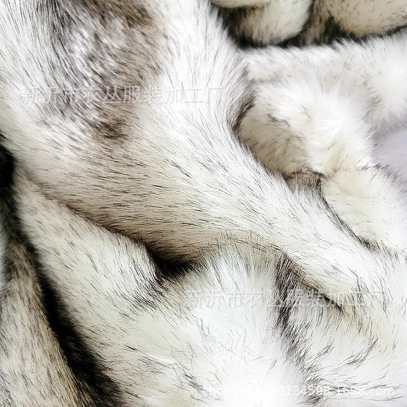 European Faux Fur Throw Blanket