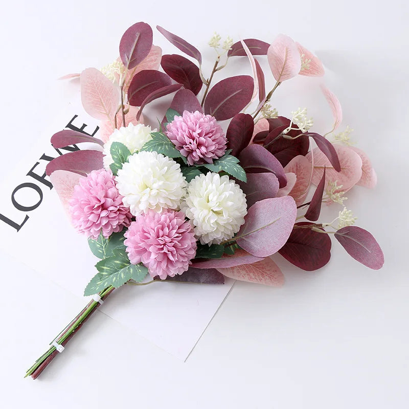 45cm Eucalyptus Floral Bouquet