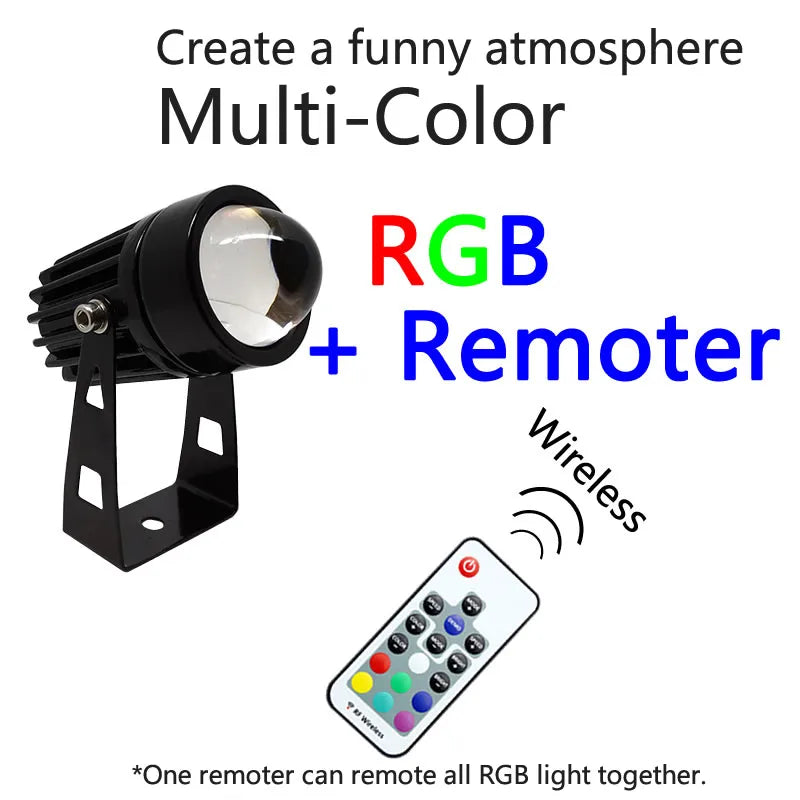 Outdoor RGB Wall Spotlight