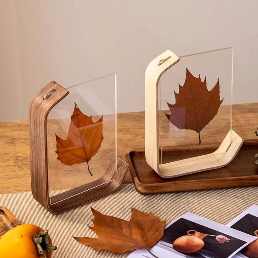 Wooden Floating Photo Frame