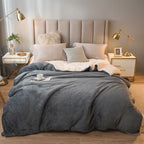 Double-Sided Winter Throw Blanket