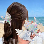 Pearl Shell Hair Claw Clip