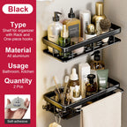 No-Drill Aluminium Shower Shelf