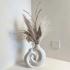 White Decorative Vase Set (Set of 2)