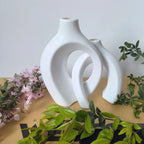 White Decorative Vase Set (Set of 2)
