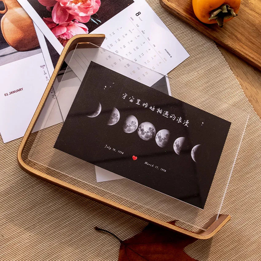 Wooden Floating Photo Frame