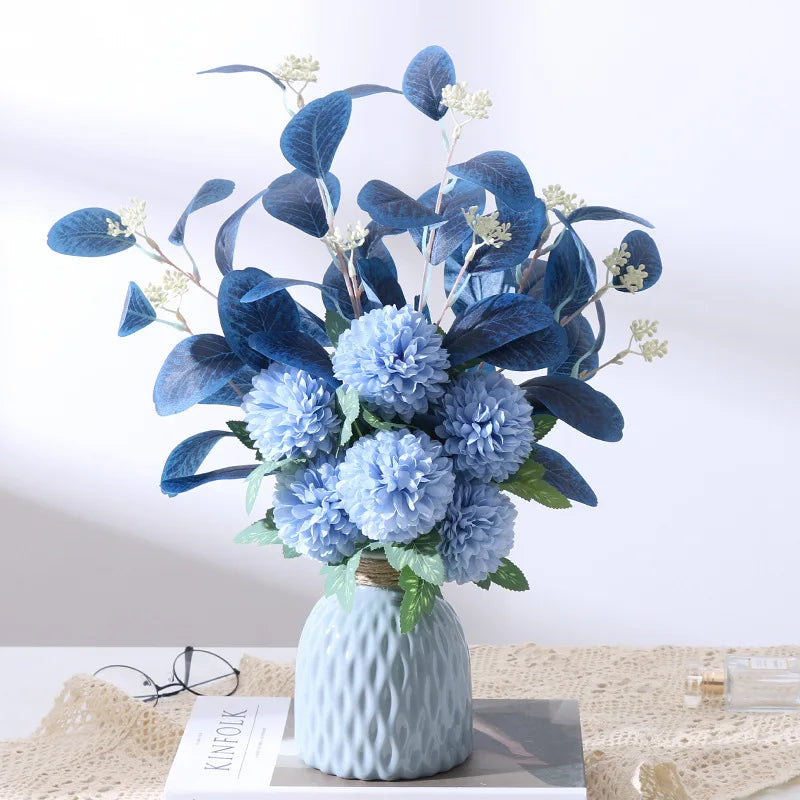 45cm Eucalyptus Floral Bouquet