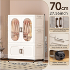 Foldable Double Door Wardrobe