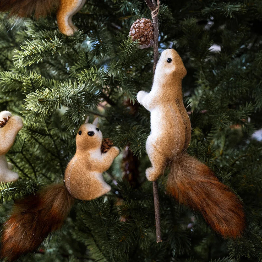 Christmas Squirrel Tree Ornament