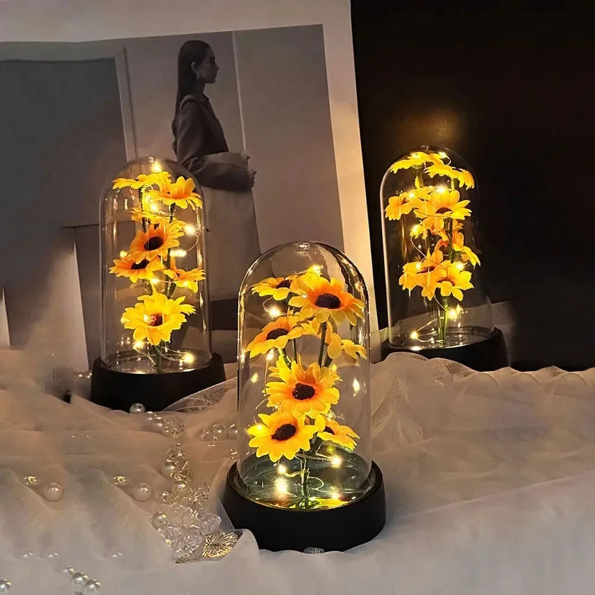 Eternal Rose LED Ornament