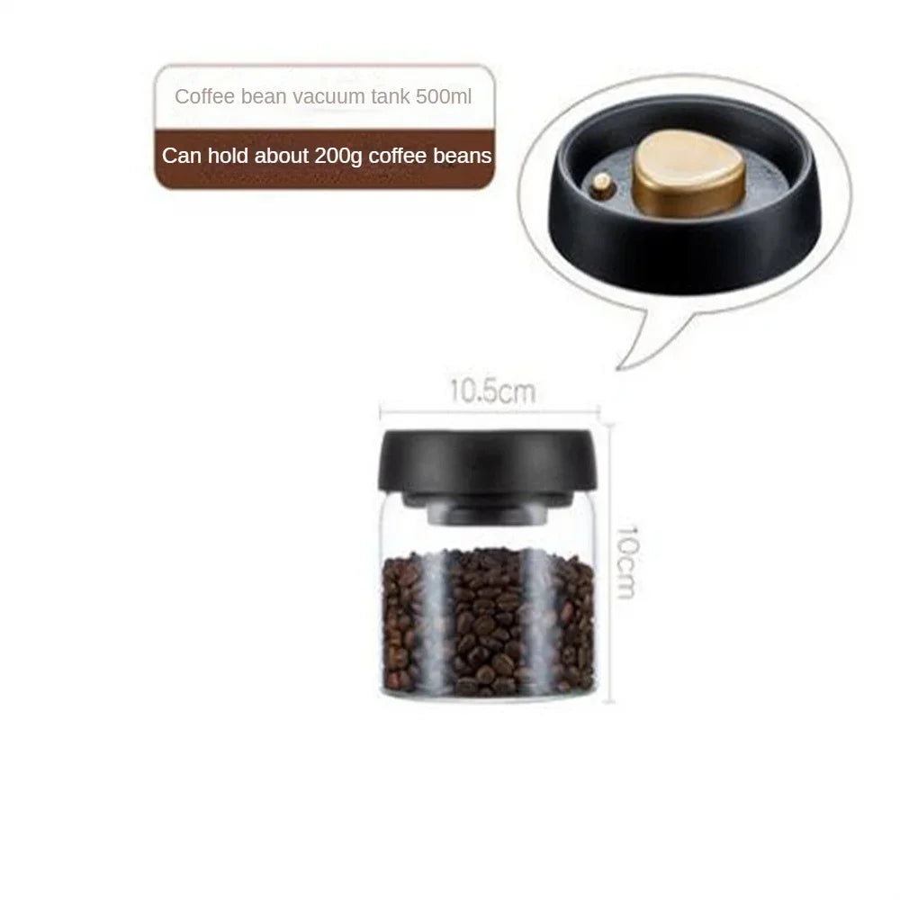 Vacuum Sealed Coffee Storage Jar
