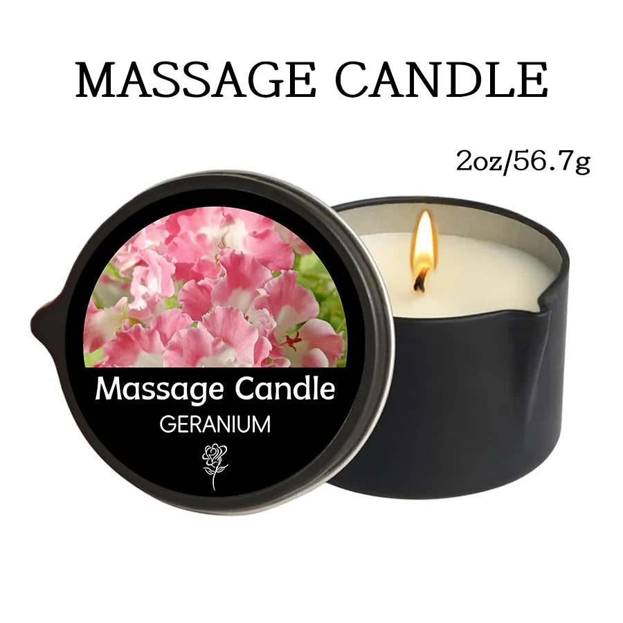Scented Massage Oil Candle