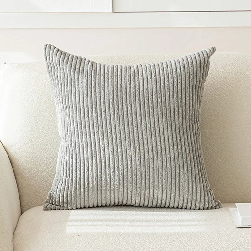 Corduroy Stripe Cushion Cover