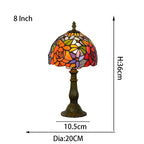 European Stained Glass Table Lamp
