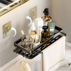 No-Drill Aluminium Shower Shelf