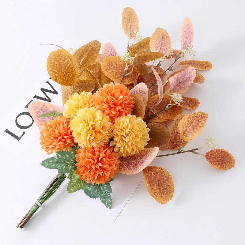 45cm Eucalyptus Floral Bouquet