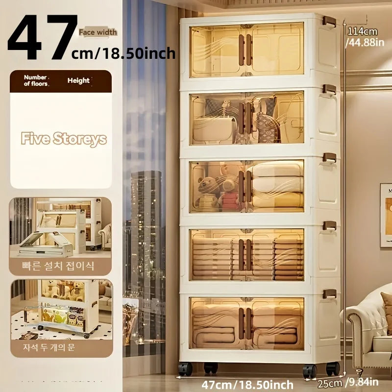 Foldable Clear Door Storage Box