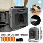 10000mAh Wearable Cooling Fan