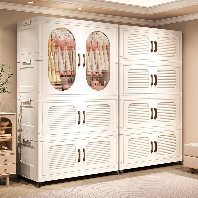 Foldable Double Door Wardrobe
