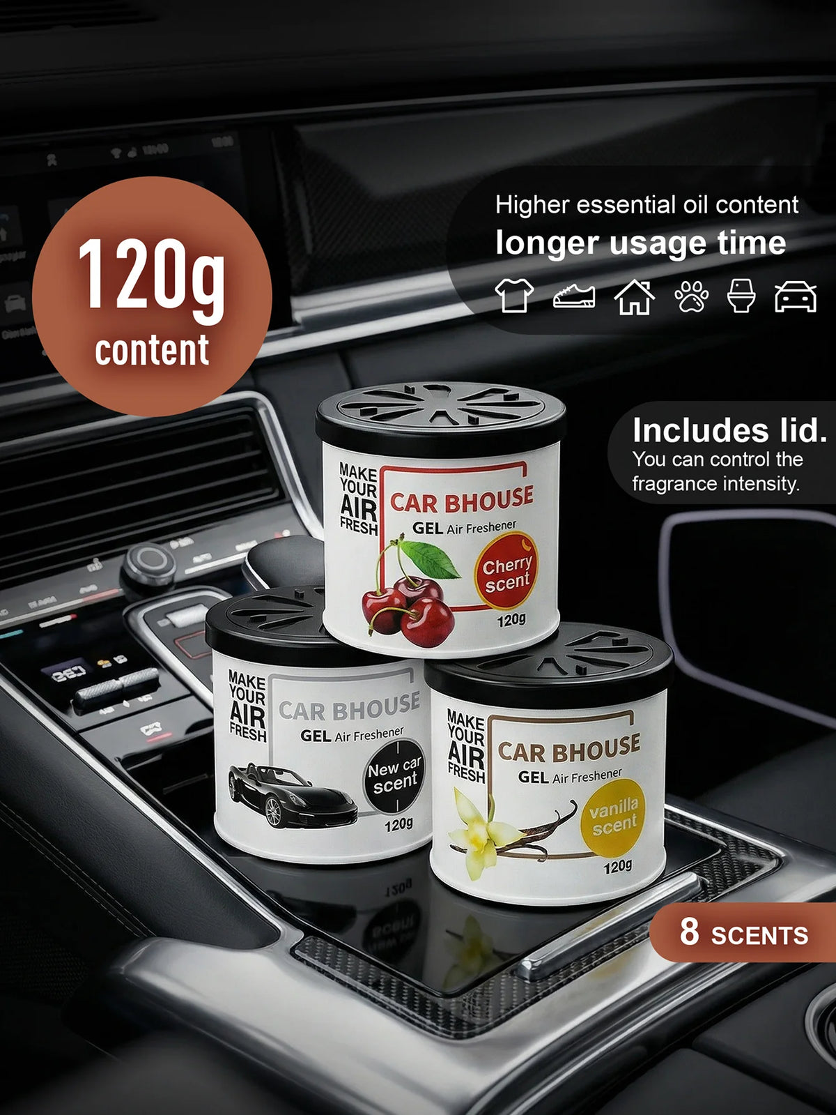 Long-Lasting Fragrance Gel Freshener