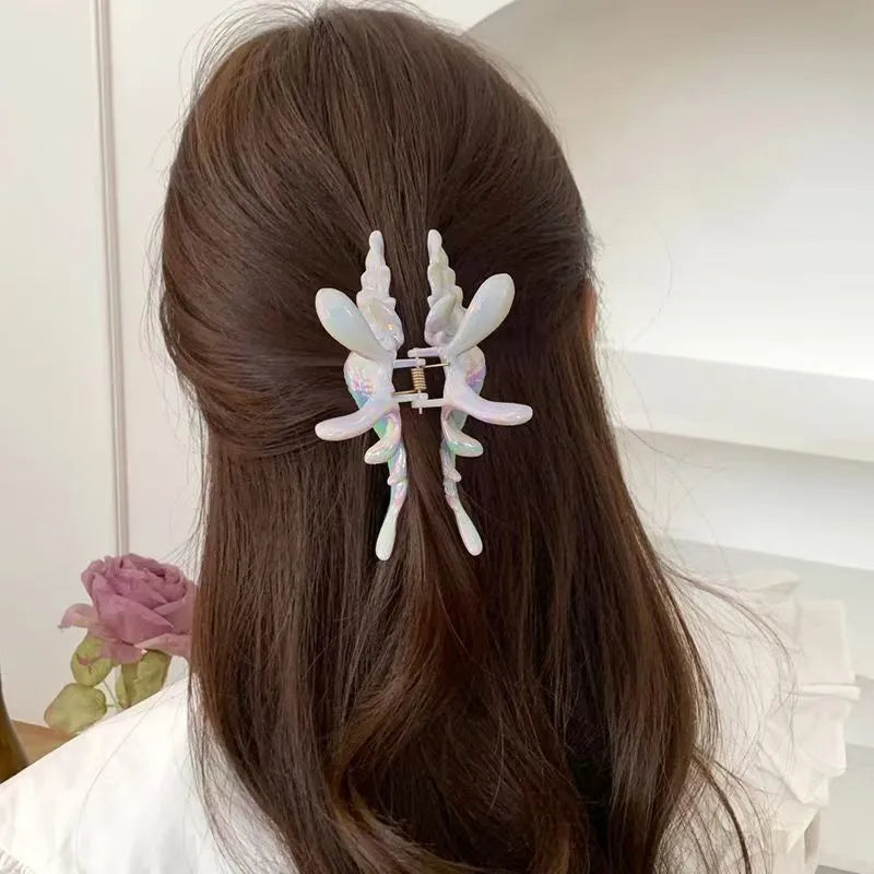 Pearl Shell Hair Claw Clip