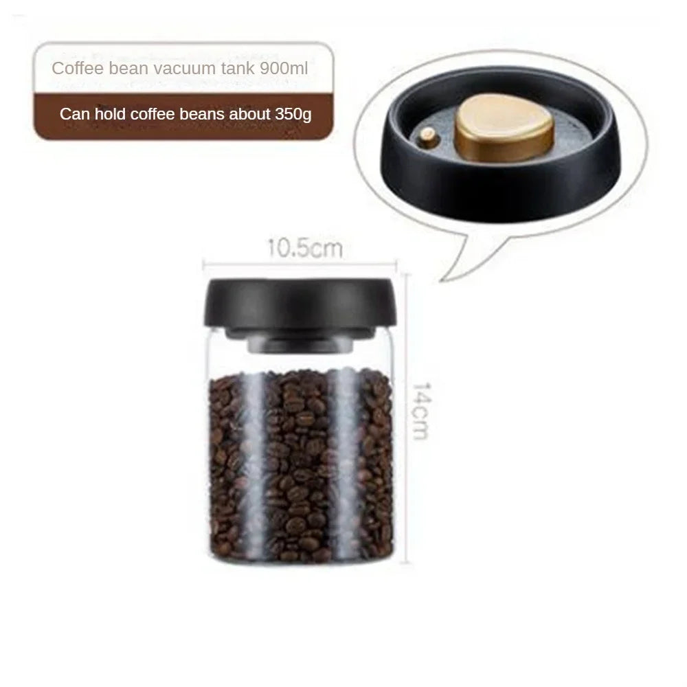 Vacuum Sealed Coffee Storage Jar