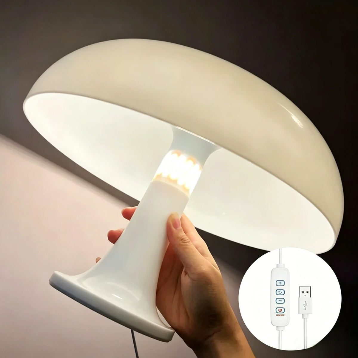Mushroom LED Desk Lamp