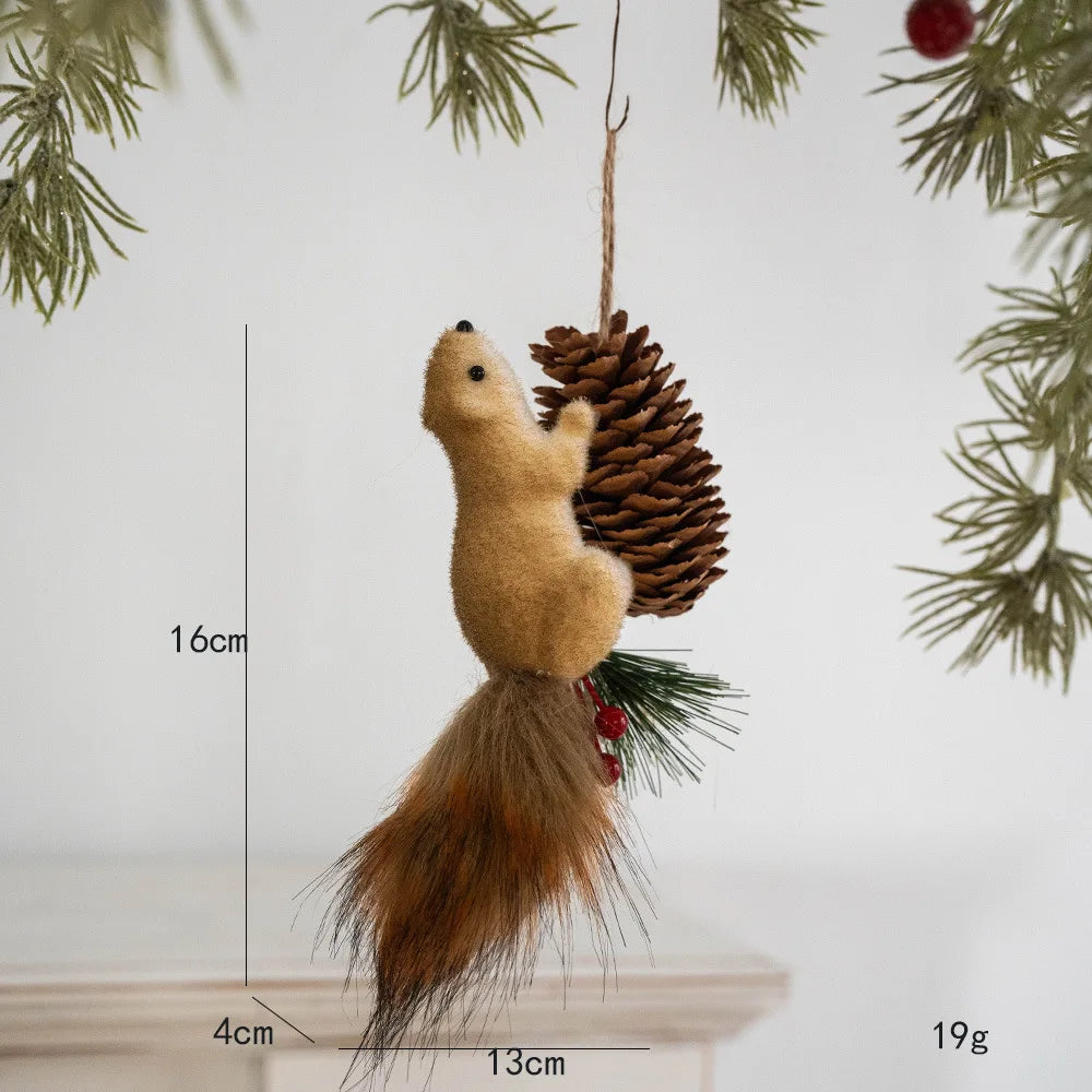 Christmas Squirrel Tree Ornament
