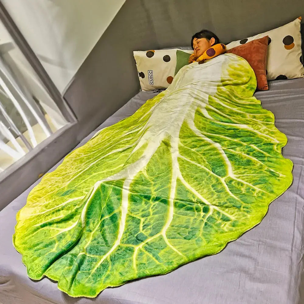 Cabbage Pancake Nap Blanket