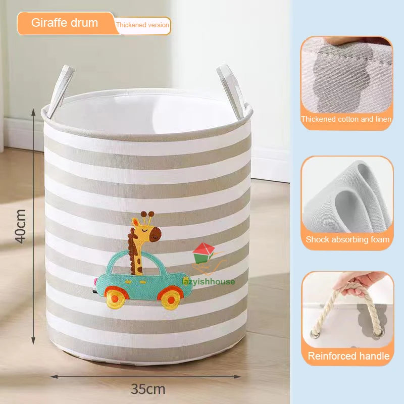 Linen Storage Basket with Handles