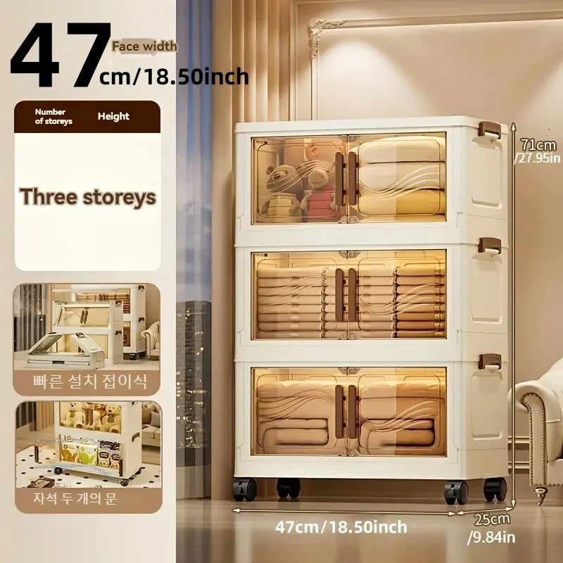 Foldable Clear Door Storage Box