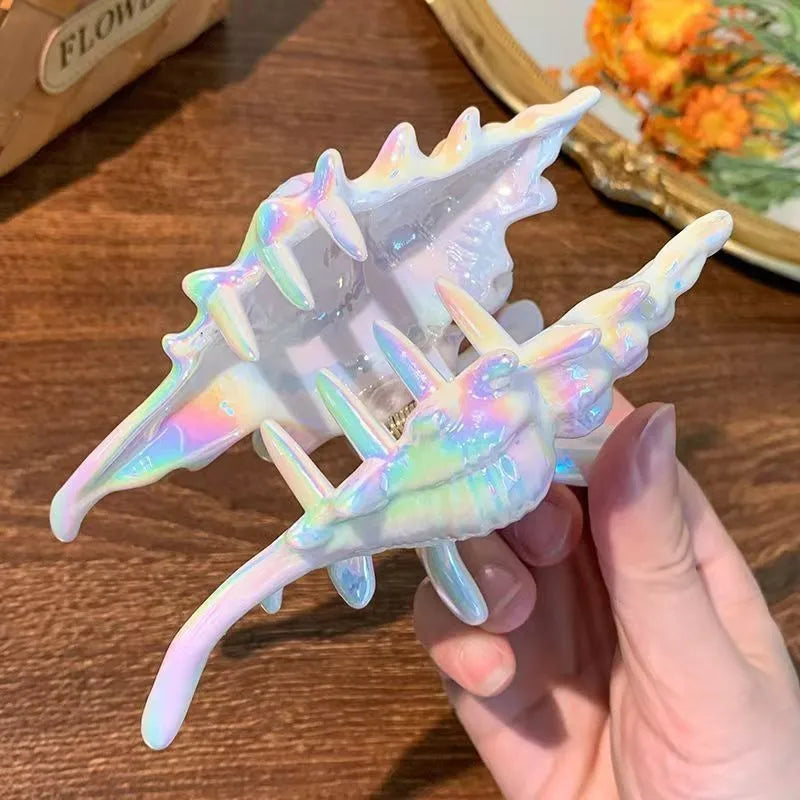 Pearl Shell Hair Claw Clip