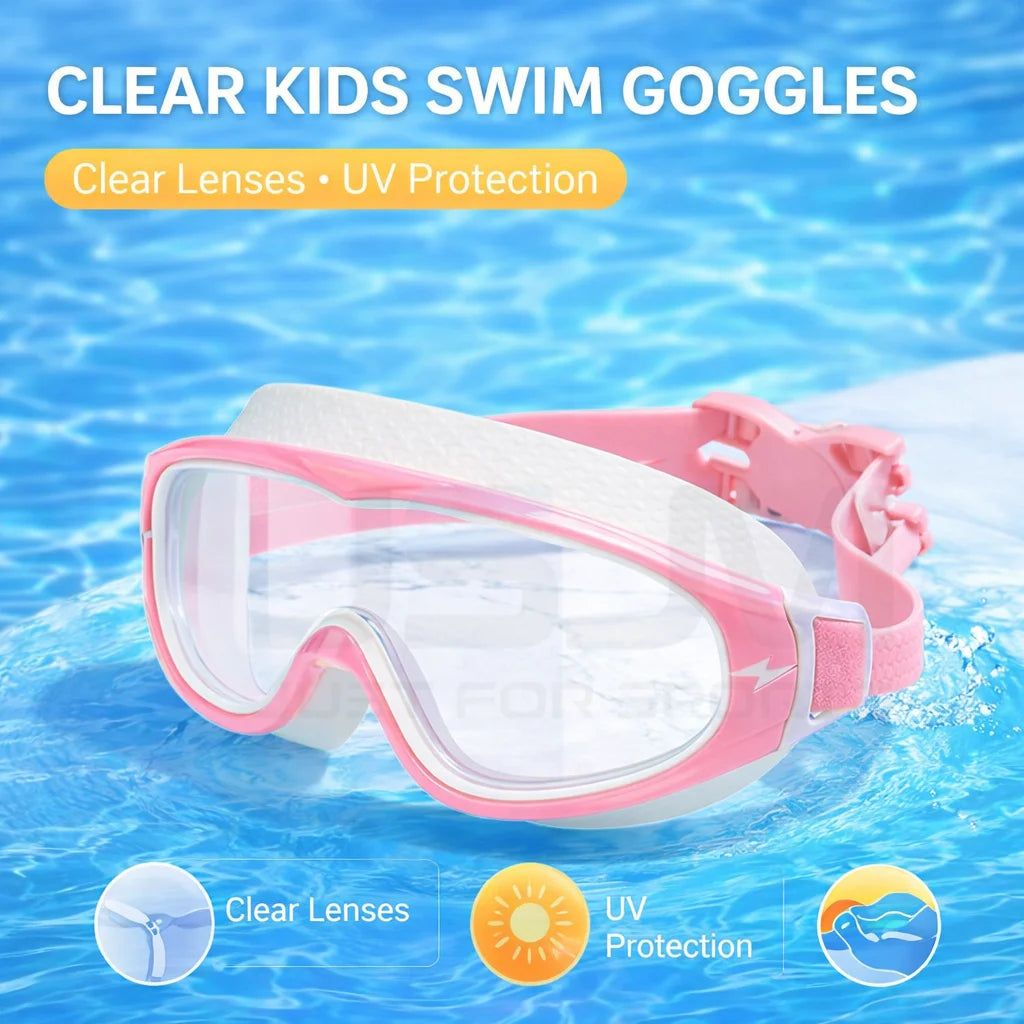 Kids Wide View Swim Goggles