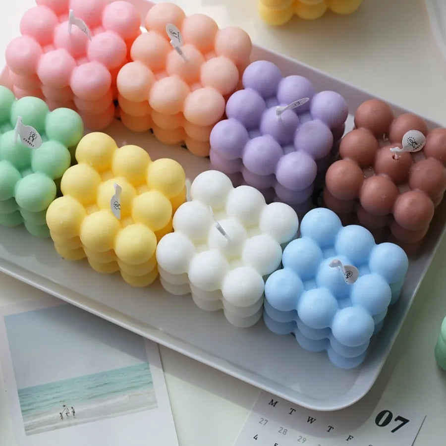 Bubble Cube Scented Candle