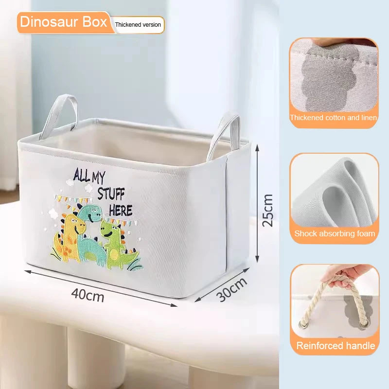 Linen Storage Basket with Handles