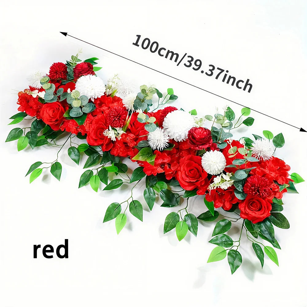 Luxury White Rose Floral Garland