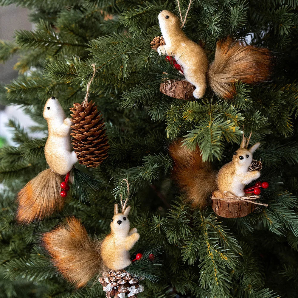 Christmas Squirrel Tree Ornament