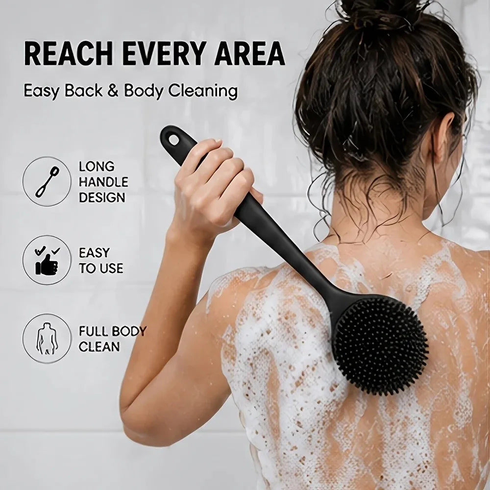 Long Handle Shower Brush Set