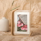 Wooden Floating Photo Frame