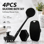 Long Handle Shower Brush Set