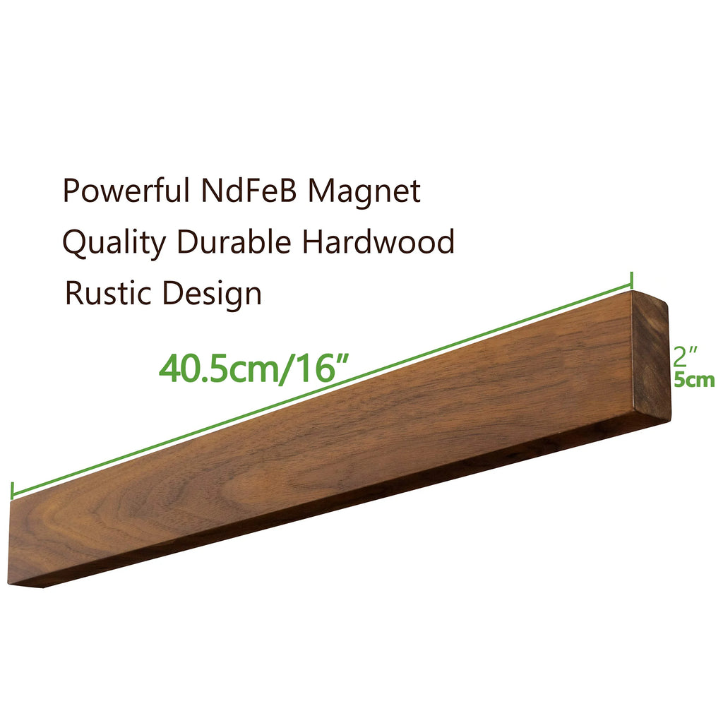 Acacia Wood Magnetic Knife Holder